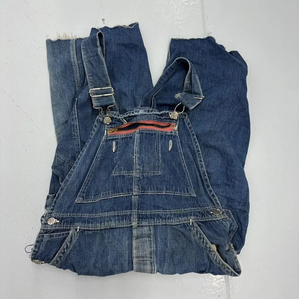 Vintage 50s The Big Ace Dark Wash Denim Overalls 31x14
